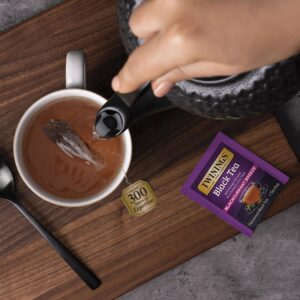 Twinings of London Premium Blackcurrant Breeze Black Tea, Strong and Distinctive Black Tea, Sweet and Tangy Black Currant Tea Taste, 20 Tea Bags