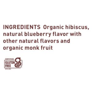 The Republic of Tea - Blueberry Hibiscus Iced Tea, 8 Tea Bags, Herbal Tea, Caffeine Free