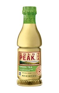 gold peak iced tea, 18.5 fl oz (pack of 12) (green)