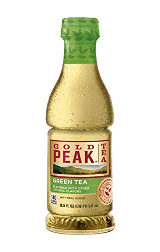 Gold Peak Iced Tea, 18.5 Fl Oz (Pack of 12) (Green)