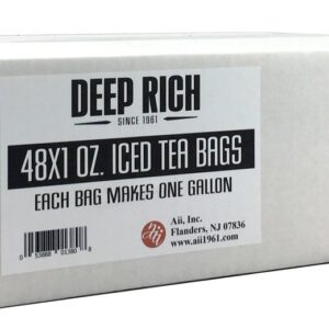 Deep Rich 48 x 1 oz Black Iced Tea Filter Bags