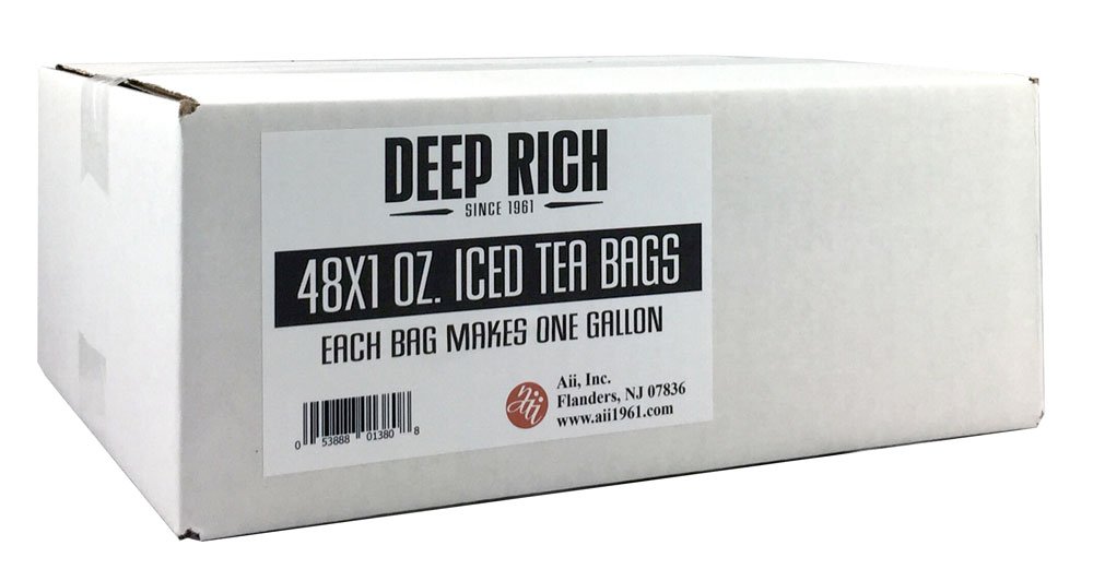 Deep Rich 48 x 1 oz Black Iced Tea Filter Bags