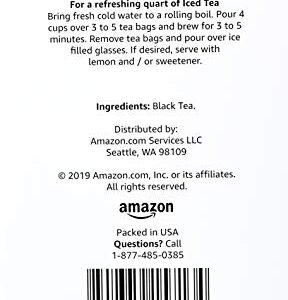 Amazon Brand - Happy Belly English Breakfast Tea Bags, 20 Count (Pack of 1)