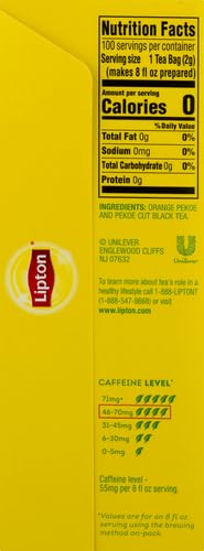 Lipton Tea Bags, 100 Count