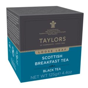 taylors of harrogate scottish breakfast loose leaf, 4.41 ounce carton