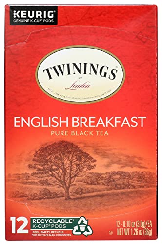 Twinings Tea English Breakfast Tea K-Cups, 12 ct