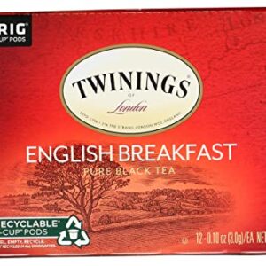 Twinings Tea English Breakfast Tea K-Cups, 12 ct