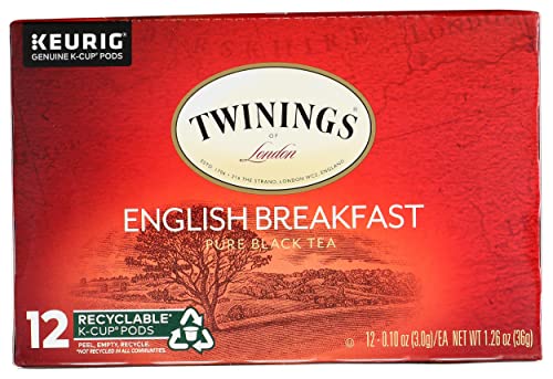 Twinings Tea English Breakfast Tea K-Cups, 12 ct