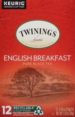 Twinings Tea English Breakfast Tea K-Cups, 12 ct