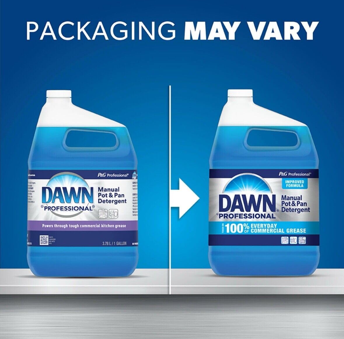 Dawn Dishwashing Detergent - Gallon Jug 3.78 L (1 Gallon with Pump) - Package may vary).