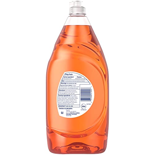 Dawn® Ultra Antibacterial Hand Soap Dishwashing Liquid Dishwashing Soap, Orange Scent, 40 Oz Bottle