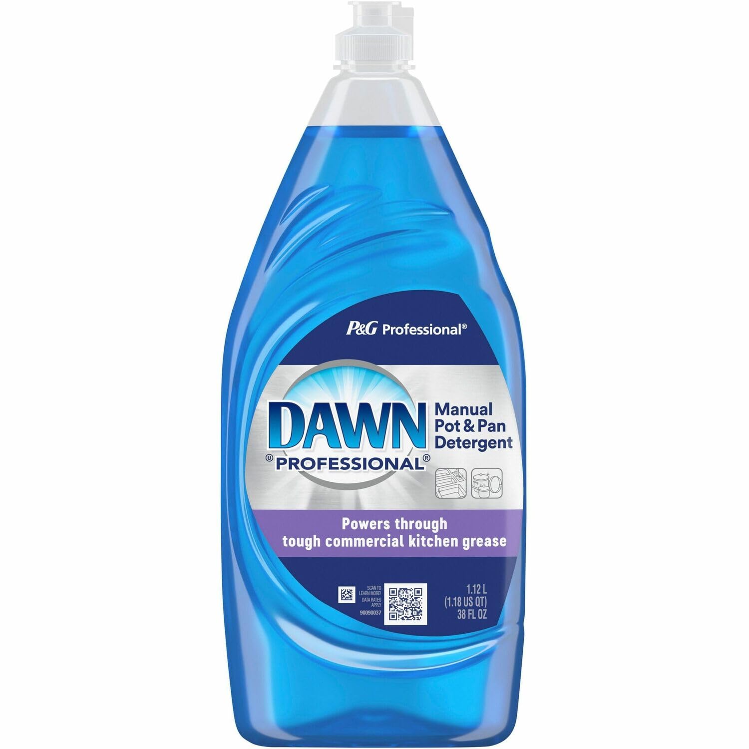 Dawn 45112EA Manual Pot & Pan Dish Detergent, 38 oz Bottle