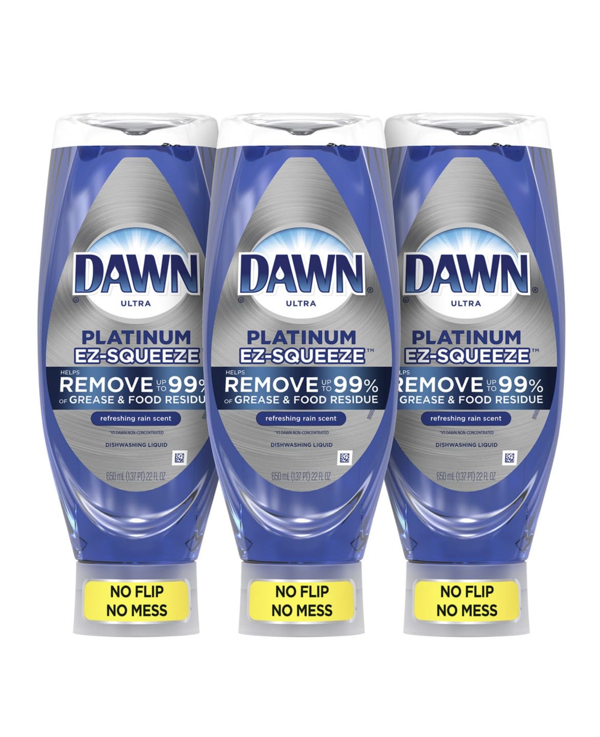 Dawn Platinum (refreshing rain scent) 22 fl oz 3 pack