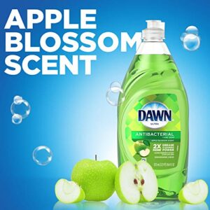 Dawn Ultra Antibacterial Hand Soap Apple Blossom Scent Dishwashing Liquid (2) 28 Ounce Bottles