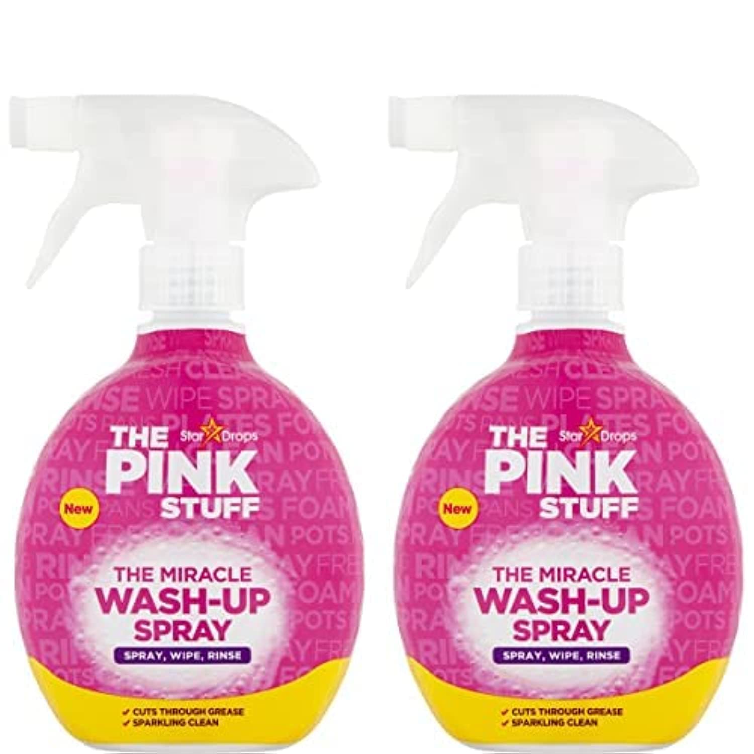 Stardrops - The Pink Stuff - The Miracle Wash Up Spray Bundle (2 Wash Up Sprays)