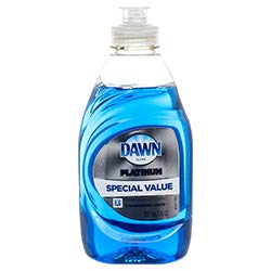 dawn ultra dish liquid 7oz platinum refreshing rain scent (package may vary) pack (6)