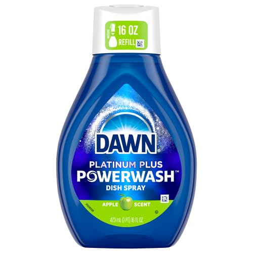 Dawn 52367 Platinum Powerwash Dish Spray Soap, Apple Scent, 16-oz. Refill