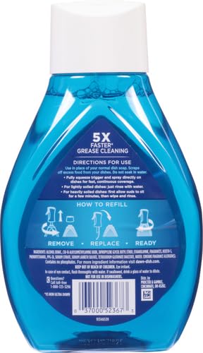 Dawn 52367 Platinum Powerwash Dish Spray Soap, Apple Scent, 16-oz. Refill