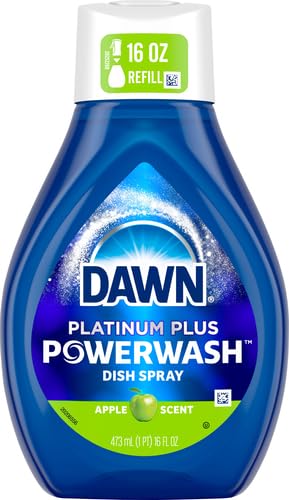 Dawn 52367 Platinum Powerwash Dish Spray Soap, Apple Scent, 16-oz. Refill