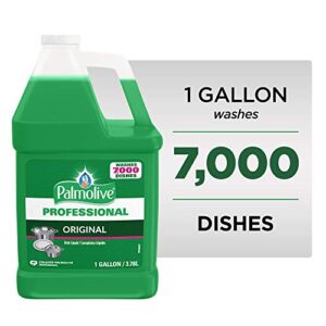 PALMOLIVE Dishwashing Liquid, Dish Soap, Dish Liquid Soap, Phosphate Free, pH Balanced, Dishwasher Cleaner, 1 Gallon Bottle (Pack of 4) (204915), 10035110049158