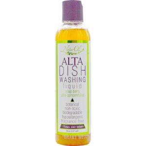 NaturOli ALTA - All Natural 100% Botanical Soap Berry Dish Soap Concentrate - Sulfate free! Gluten free! - Made in USA!