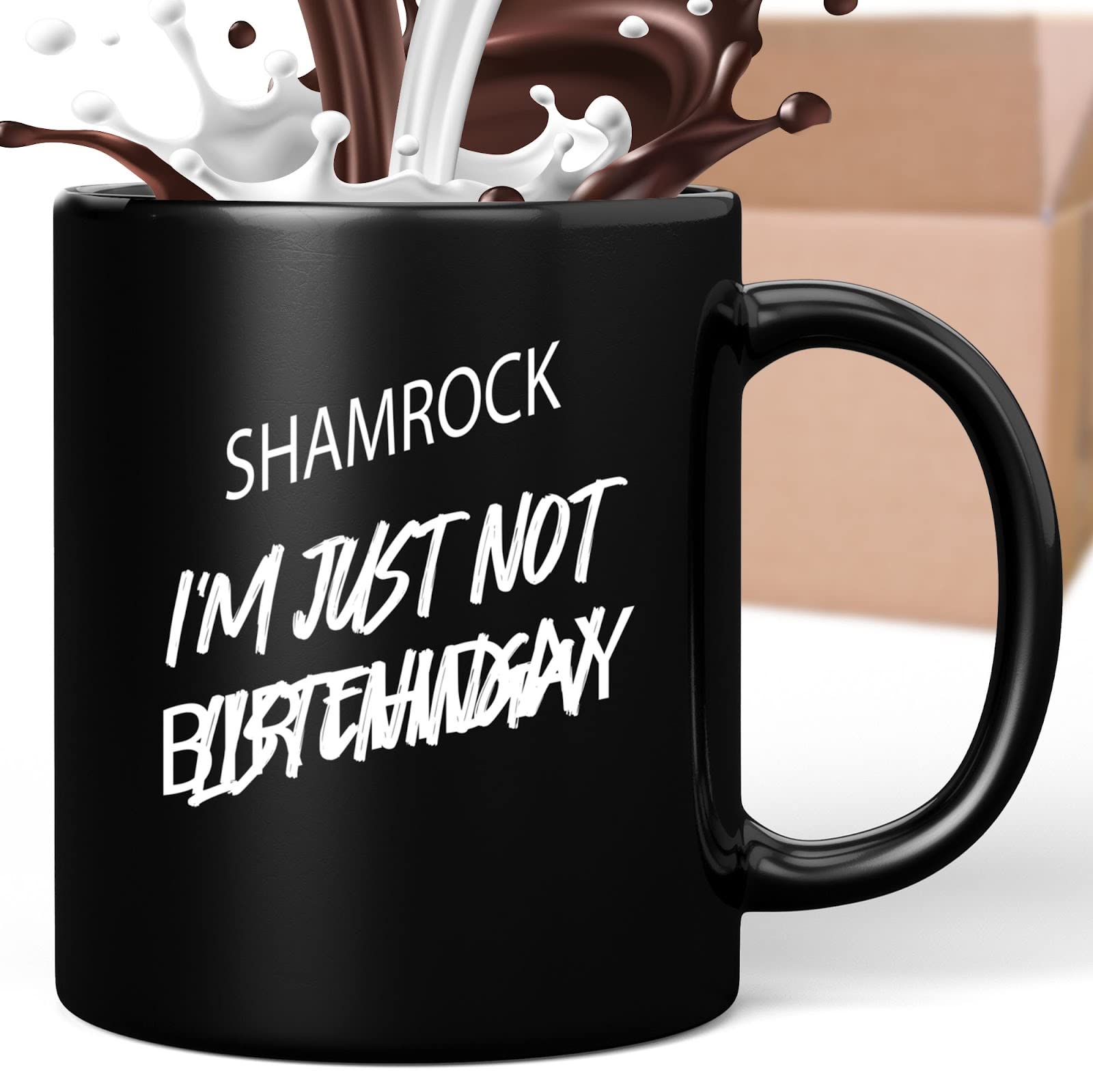 Inspirational Gift Coffee Mug I'm the Birthday Shamrock Funny Irish St Patricks Day Bday Party T- 806346