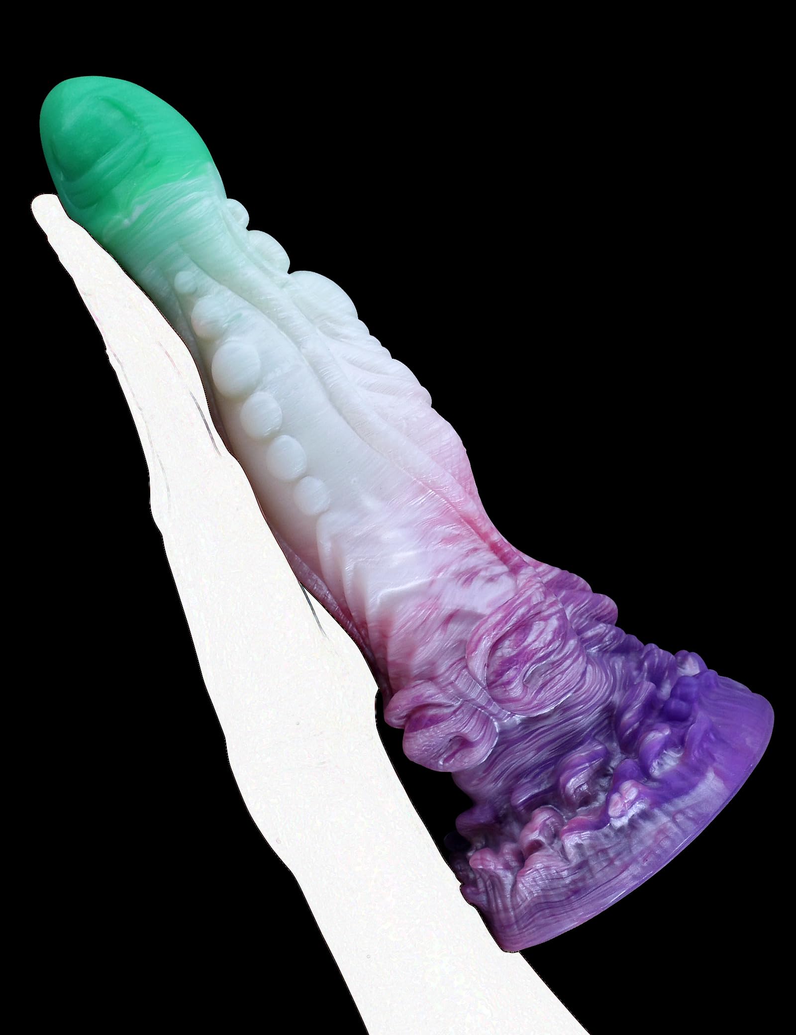 Realistic Thick Dragon Dildo with Knot, 10inch Long Monster Dildos Silicone Fantasy Dildo Anal Plug Toys for Women and Men Couples