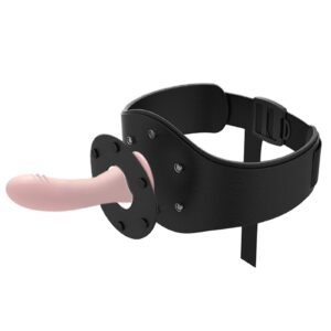 vilpory silicone wearable dildos thigh wear pants- strap on harness pants strapless sex toys for men women couples les (l)