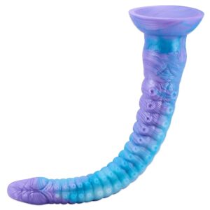 realistic anal dildos 12inch long tentacle dildo with suction, thick silicone dragon dildo octopus anal plug adult toys for men couples
