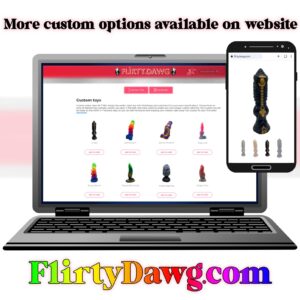 FlirtyDawg Fantasy Realistic Monster Butt Plug Anal Adult Sex Toys Platinum Silicone Dildo Dragon Dorian with cumtube Color Yellow-Gold - Handmade in USA (12 inch)