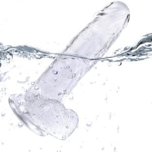 Didlo with Strong Suction Cup for Hands-Free Play Body-Safe Material Dildo Adult Sex Toys for Female and Men