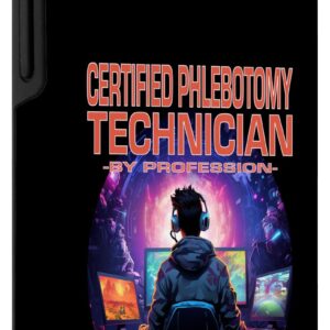 iPhone 14 Pro Certified Phlebotomy Technician Funny Gamer - Fun Pun Gaming Case