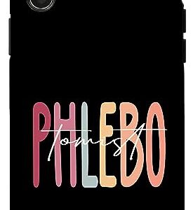 iPhone X/XS Vintage Pastel Phlebotomist Colorful Phlebotomy Nurse Case