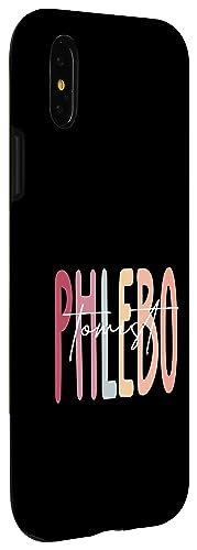 iPhone X/XS Vintage Pastel Phlebotomist Colorful Phlebotomy Nurse Case