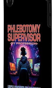 iPhone X/XS Phlebotomy Supervisor Funny Gamer - Fun Pun Gaming Case