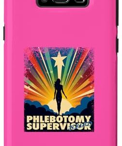 Galaxy S8+ Phlebotomy Supervisor Funny Female Hero Job Women Case