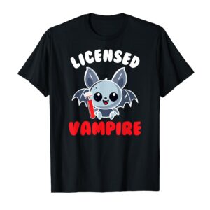 Licensed Vampire Phlebotomist Phlebotomy T-Shirt