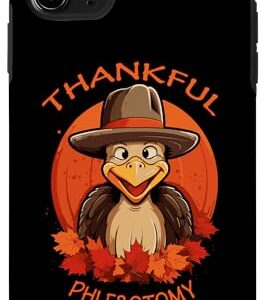 iPhone 11 Pro Max Phlebotomy Supervisor Funny Thanksgiving Turkey & Fall Case