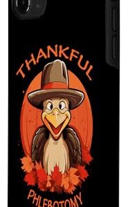 iPhone 11 Pro Max Phlebotomy Supervisor Funny Thanksgiving Turkey & Fall Case
