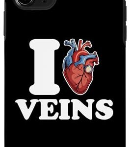 iPhone 11 Pro Max Funny Phlebotomy Humor for Phlebotomists - I Love Veins Case