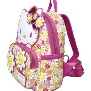 Loungefly Sanrio Hello Kitty Floral Cosplay Womens Double Strap Shoulder Bag Purse