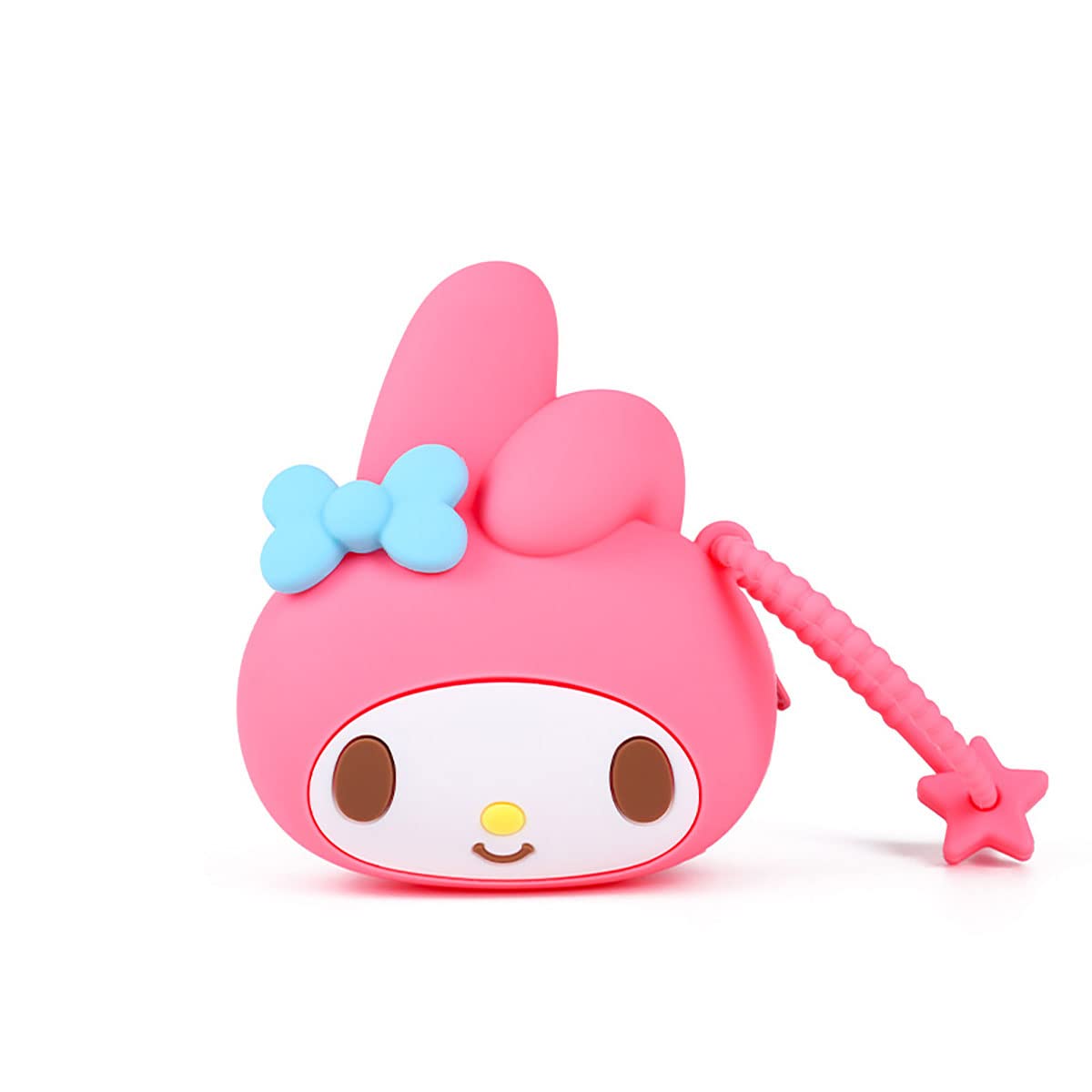 Cute Coin Purse Keychain, Small Coin Purse for Women, Bunny Coin Purse, Bunny Silicone Pouch, Kawaii Coin Purse Pouch, Coin Pouch for Backpack Decoration