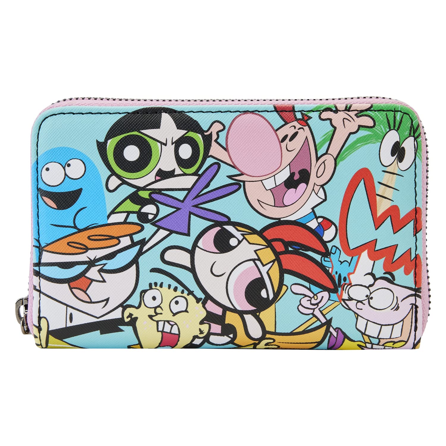 Loungefly Cartoon Network Retro Collage Zip Around Wallet