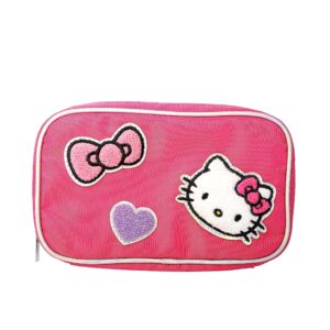 Sanrio Hello Kitty Nylon Jewelry Holder Organizer with Zip Closure - Officially Licensed Hello Kitty Jewelry Travel Organizer