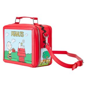 Loungefly Peanuts Charlie Brown Lunchbox Vegan Leather Crossbody Bag