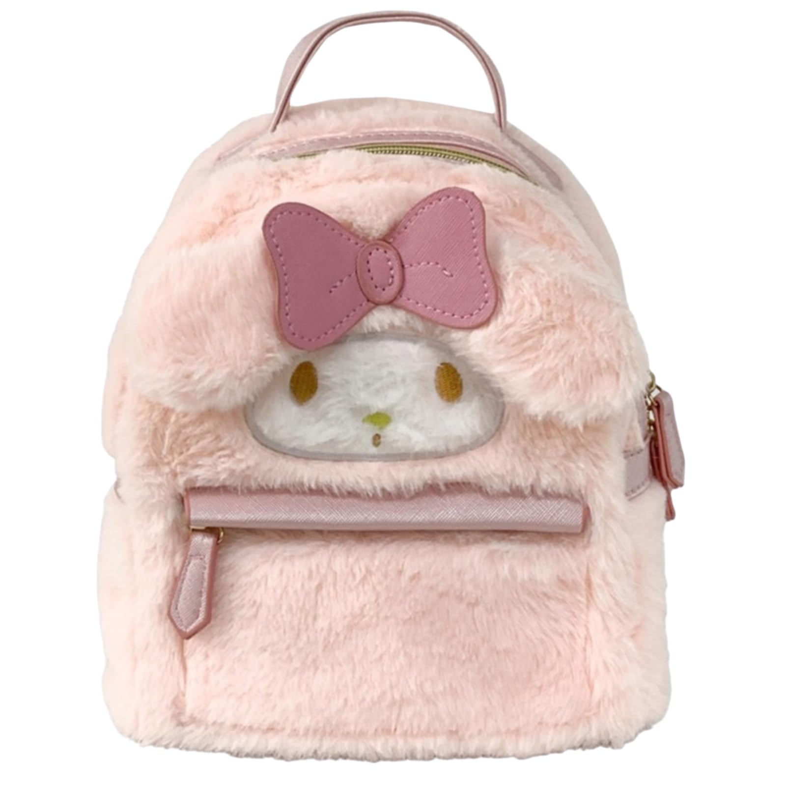 KFTHKOR Cute Backpack, Fluffy Backpack, Lovely Schoolbag Kawaii Girl Backpack (Pink)