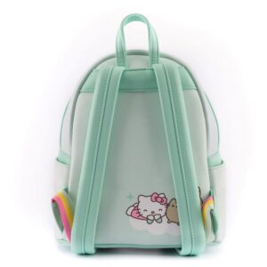 Loungefly Pusheen X Hello Kitty Balloons/Rainbow Mini Backpack Mint