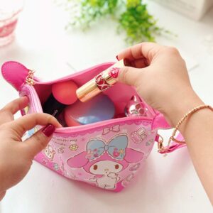 Kerr's Choice Kawaii Cosmetic Makeup Bag Kawaii Bag | Cute Toiletry Bag Travel Accessories Kawaii Makeup Bag