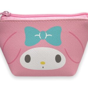 Sanrio My Melody Face Boat Type Cosmetics Small Pouch Bag 4.3 in (W) × 3 in (H) × 2 in (D) For Adult Use