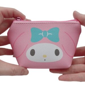 Sanrio My Melody Face Boat Type Cosmetics Small Pouch Bag 4.3 in (W) × 3 in (H) × 2 in (D) For Adult Use